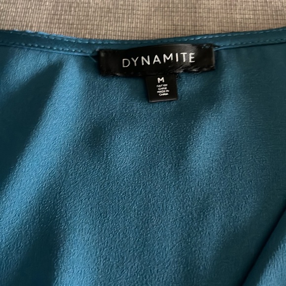 Satin Wrap Bodysuit - Picture 5 of 7